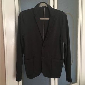 Cotton blend unlined blazer